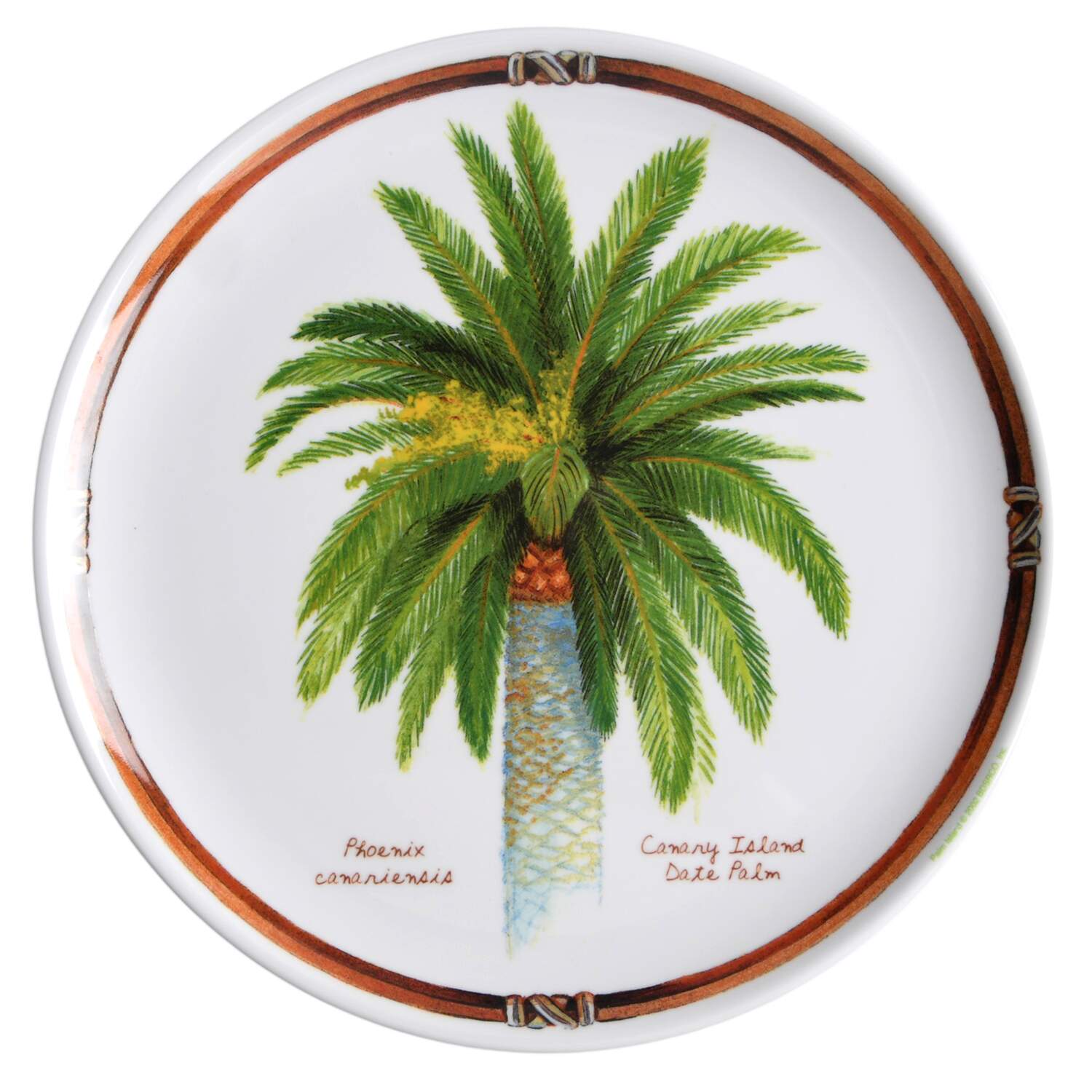 Palm Island Melamine Salad Plate by Florida Marketplace-1