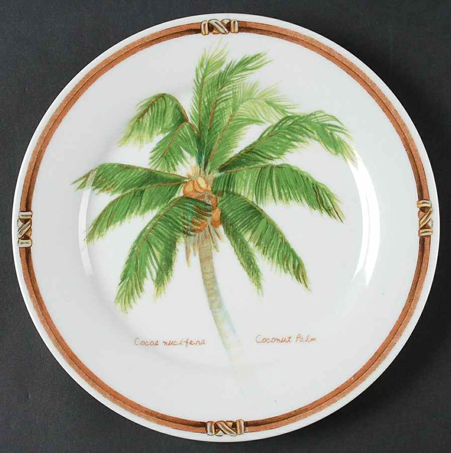 Palm Island Salad Plate by Florida Marketplace-1
