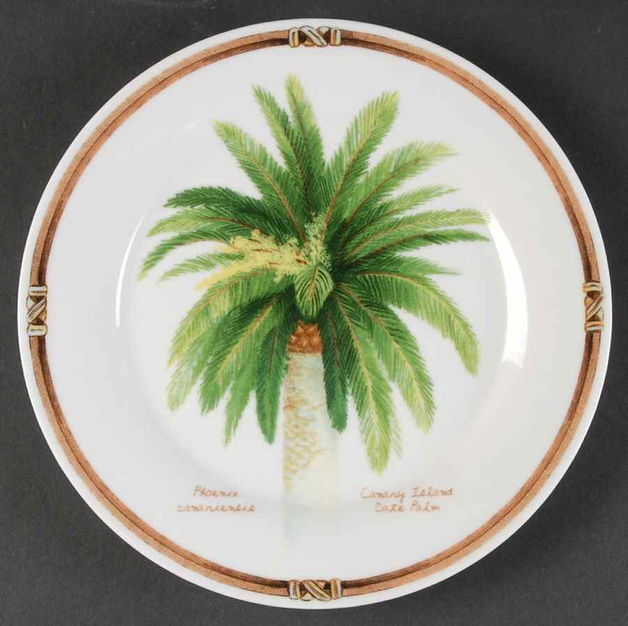 Palm Island Salad Plate by Florida Marketplace-1