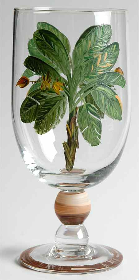 Palm Island 12 Oz Glassware Goblet by Florida Marketplace-1