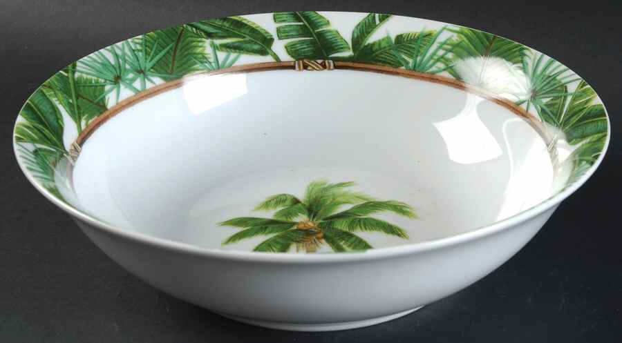 Palm Island 9" Round Vegetable Bowl by Florida Marketplace-1