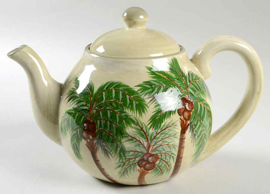 Palm Island Teapot & Lid by Florida Marketplace-1