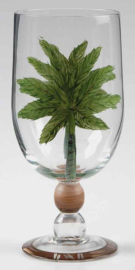 Palm Island 12 Oz Glassware Goblet by Florida Marketplace-1