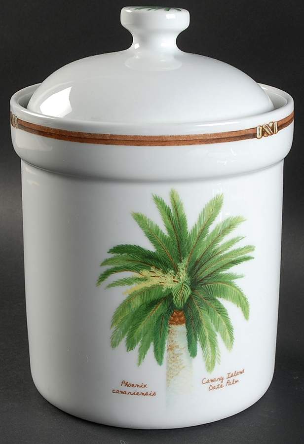 Palm Island 6" Storage Jar & Lid by Florida Marketplace-1