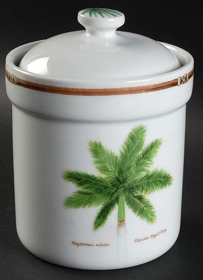 Palm Island 5" Storage Jar & Lid by Florida Marketplace-1
