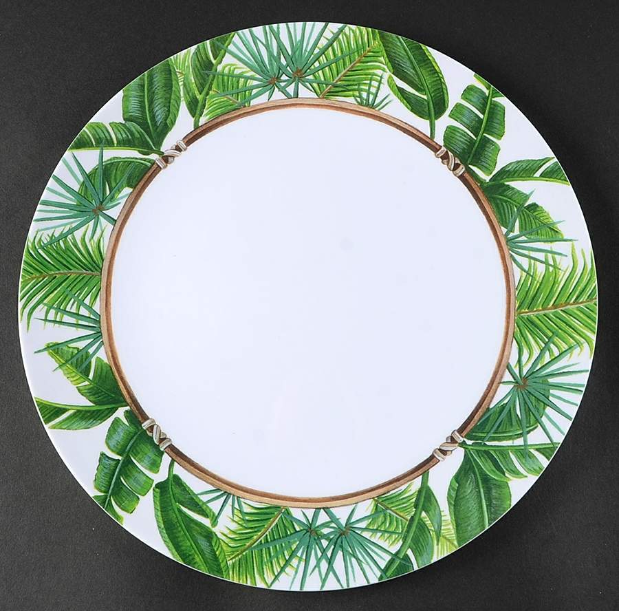 Palm Island Melamine Dinner Plate by Florida Marketplace-1