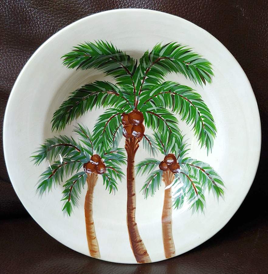 Palm Island Large Rim Soup Bowl by Florida Marketplace-1