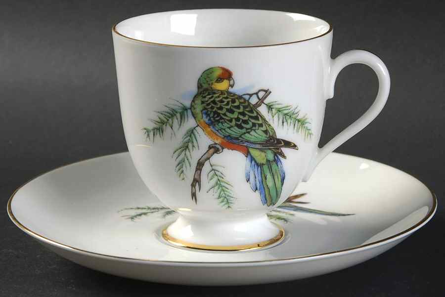 02649 Footed Cup & Saucer Set by Furstenberg-1