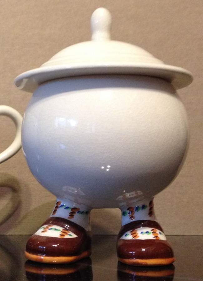 FIT80 Sugar Bowl & Lid by Fitz & Floyd-1