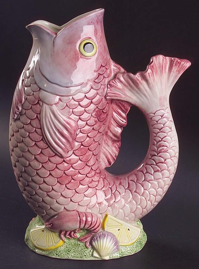 Fishes 42 Oz Pitcher by Fitz & Floyd-1