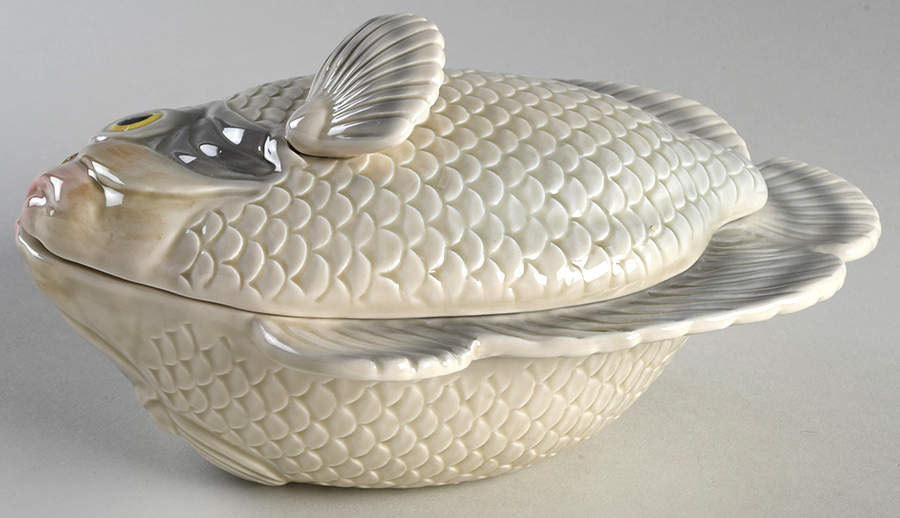 Fishes Figural Sauce Boat No Lid by Fitz & Floyd-1