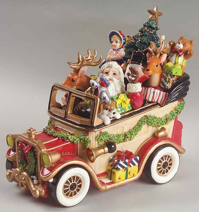 Santa Mobile Musical Figurine by Fitz & Floyd-1