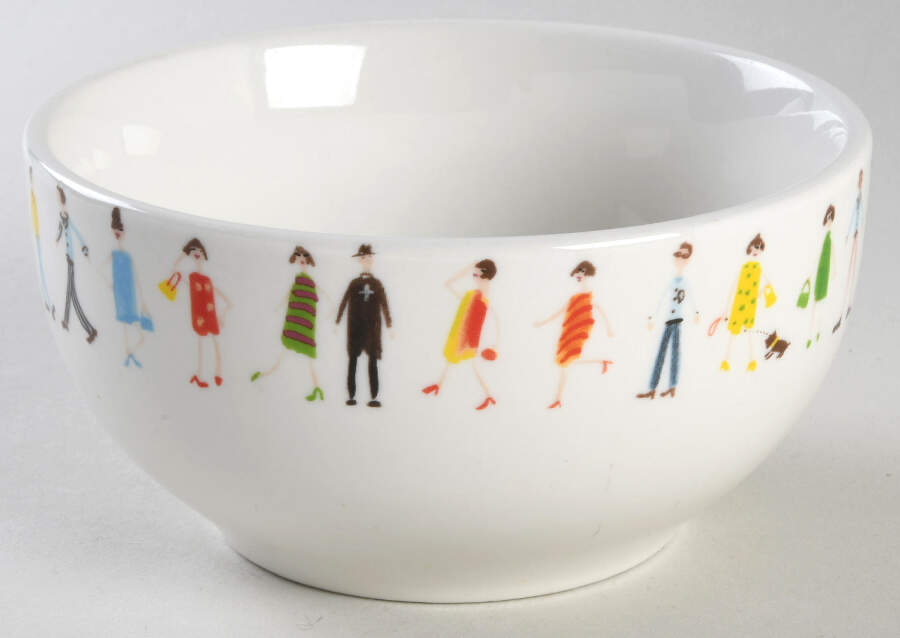 People Soup/Cereal Bowl by Fishs Eddy-1