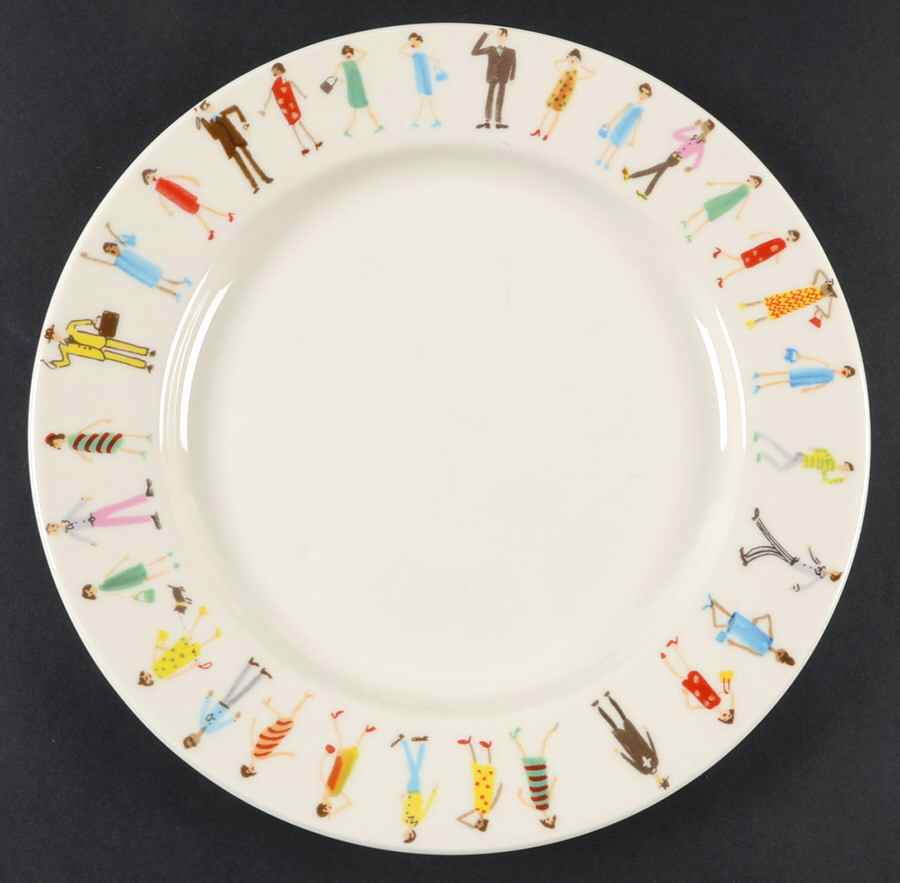 People Dinner Plate by Fishs Eddy-1