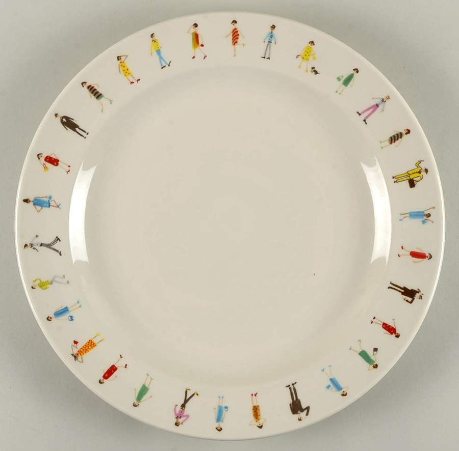 People 16" Chop Plate (Round Platter) by Fishs Eddy-1