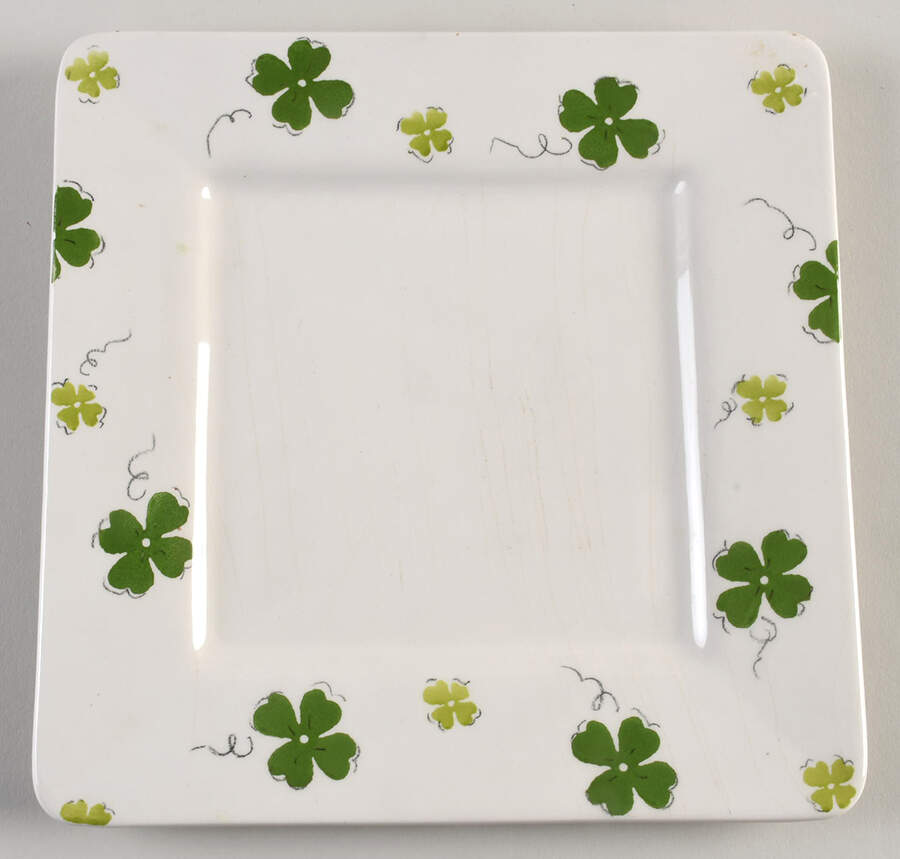 FVL3 Square Accent Salad Plate by Farval-1