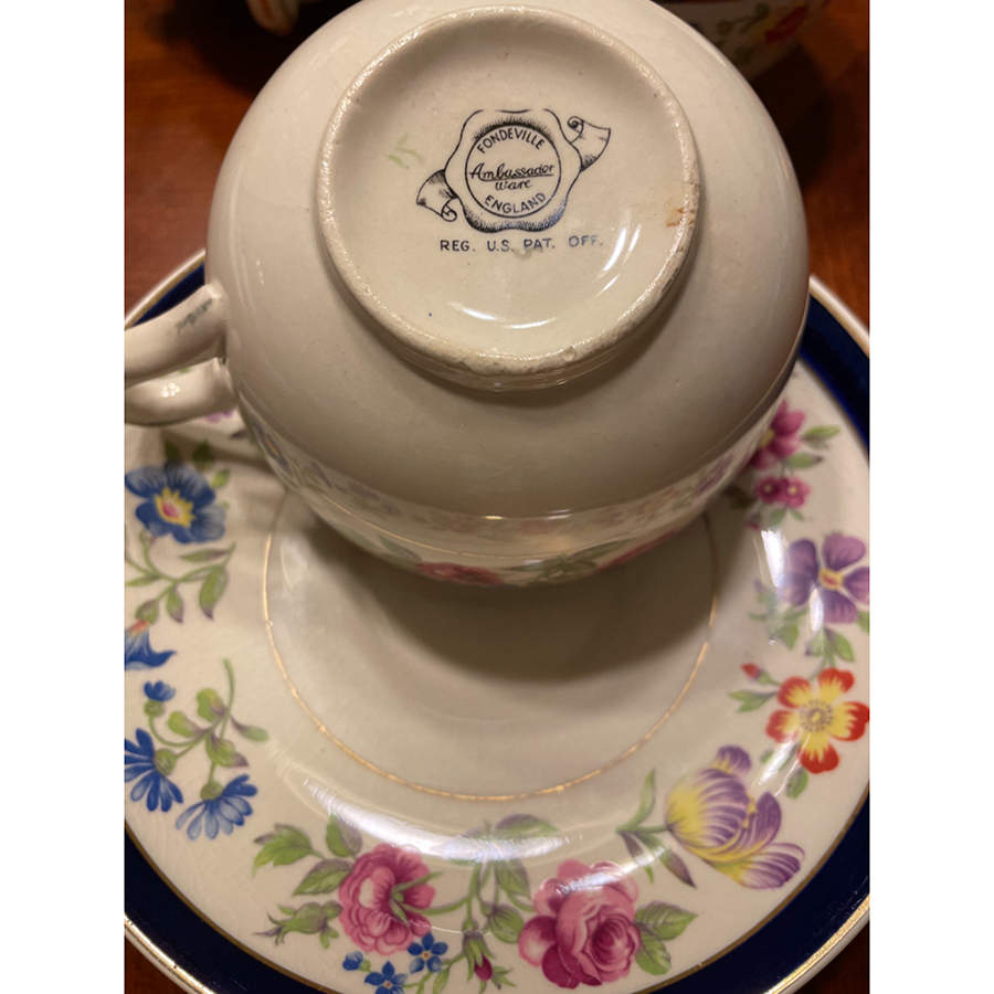 FON110 Flat Cup & Saucer Set by Fondeville-1