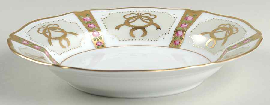 Gold, Enamel & Jeweled Large Rim Soup Bowl by Faberge-1