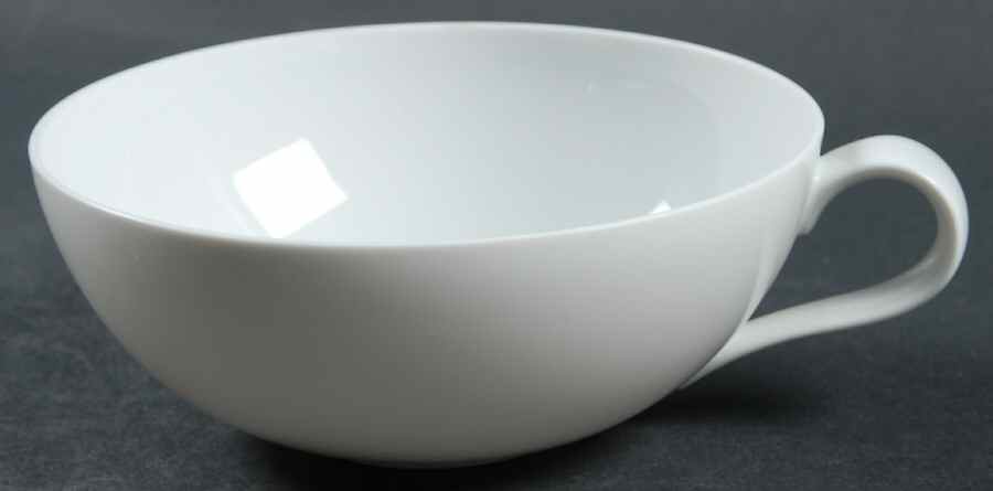 My China! White (Coupe) Flat Cup by Furstenberg-1