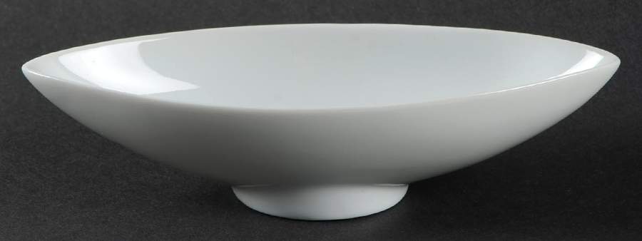 My China! White (Coupe) Small Spindle Bowl by Furstenberg-1