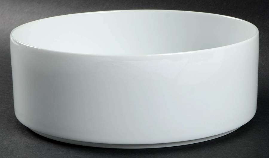 My China! White (Rim) 8" All Purpose Bowl by Furstenberg-1