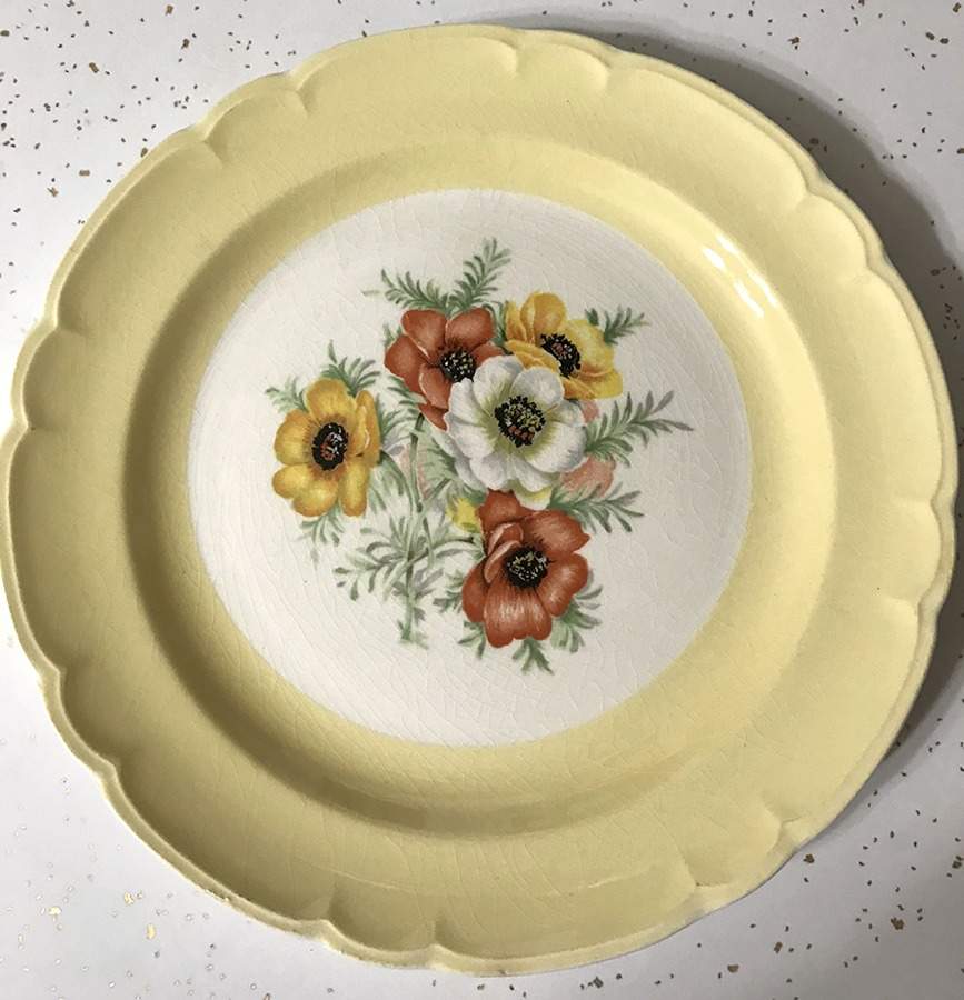 Jubilee Salad Plate by French Saxon-1