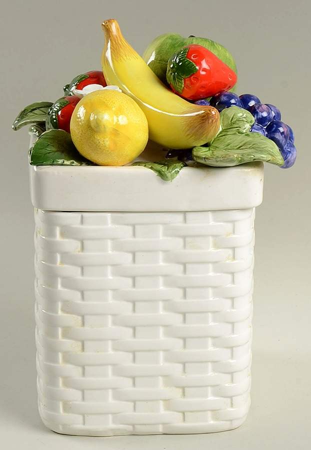 Fruit Medium Canister & Lid by Fitz & Floyd-1