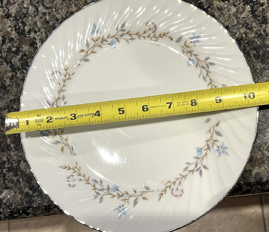 Floral Dinner Plate by Fine China of Japan-1