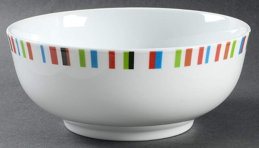 Mod Floral 8" Round Vegetable Bowl by Fitz & Floyd-1