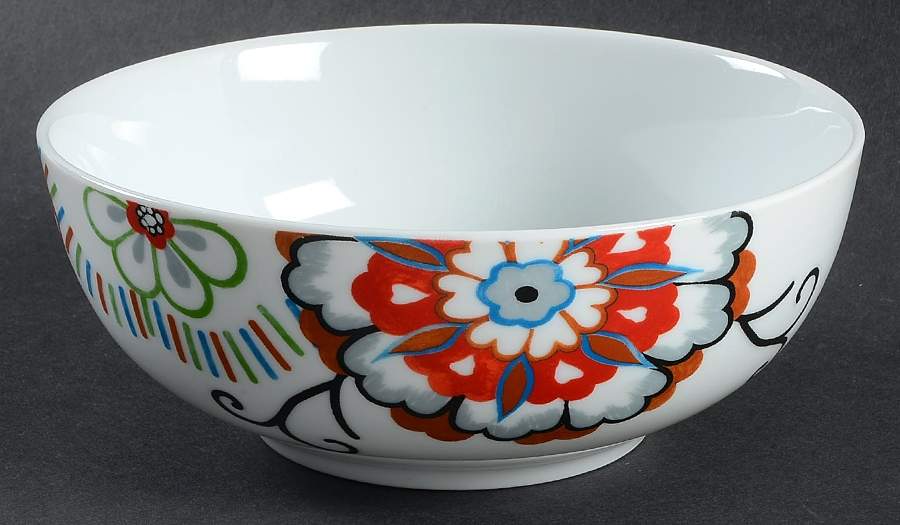 Mod Floral Soup/Cereal Bowl by Fitz & Floyd-1