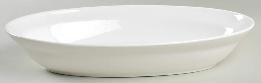 Nevaeh White (Bone) 13" Oval Vegetable Bowl by Fitz & Floyd-1