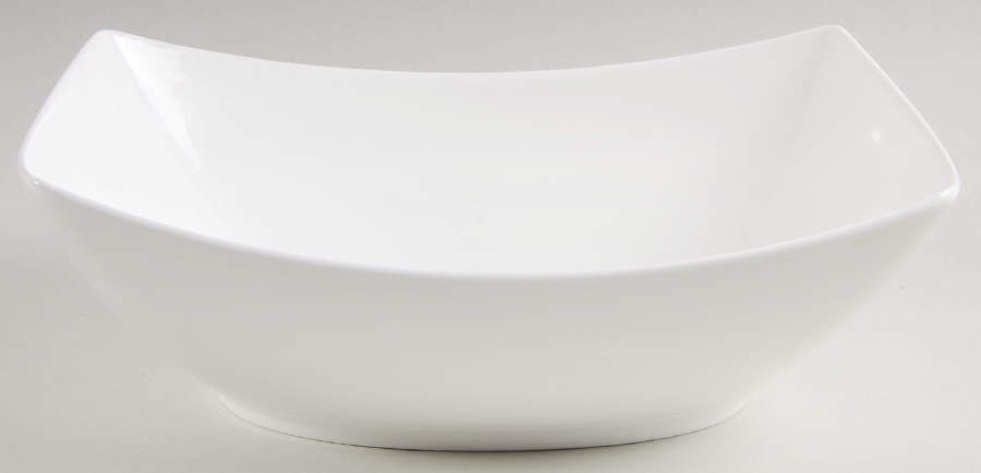 Nevaeh White (Bone) 10" Rectangular Vegetable Bowl by Fitz & Floyd-1