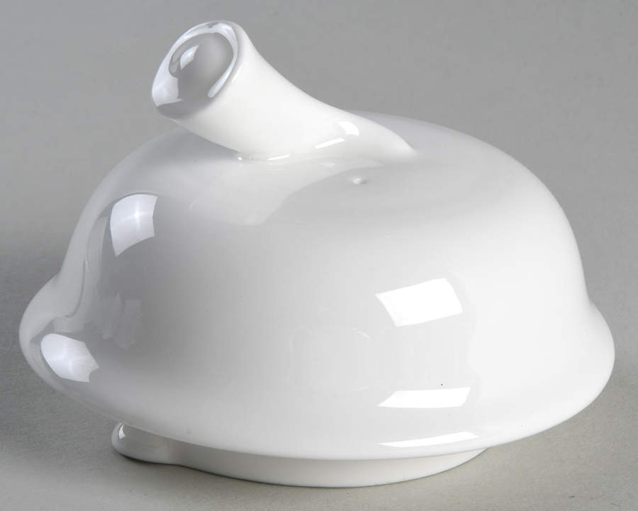 Nevaeh White (Bone) Lid for Teapot by Fitz & Floyd-1
