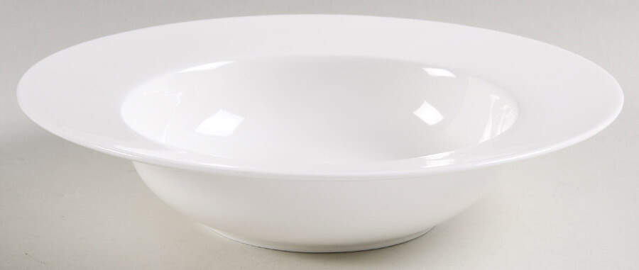 Nevaeh White (Bone) 9" Soup/Pasta Bowl by Fitz & Floyd-1