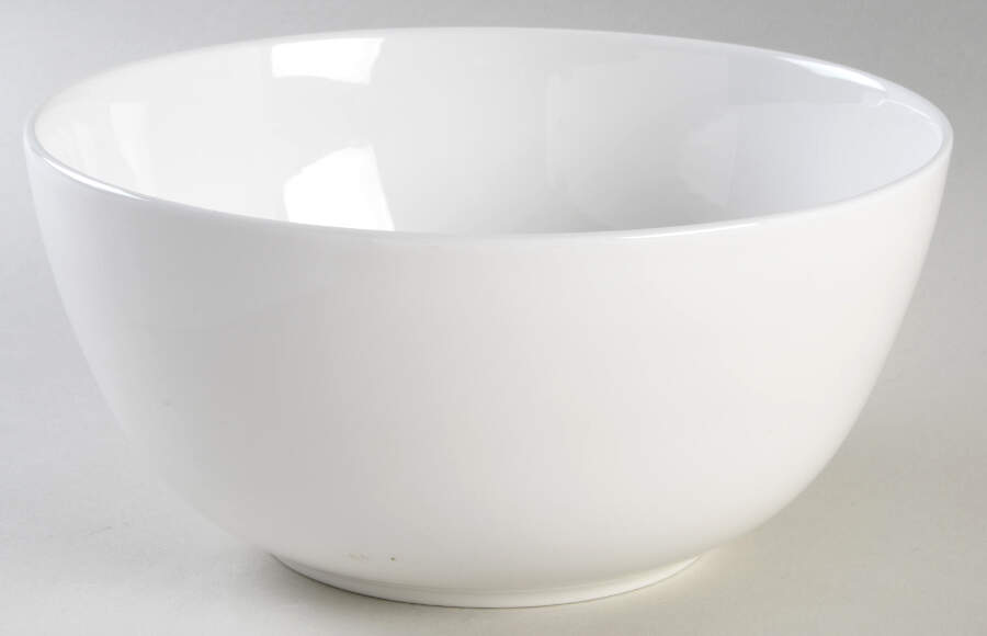 Nevaeh White (Bone) 8" Round Serving Bowl by Fitz & Floyd-1