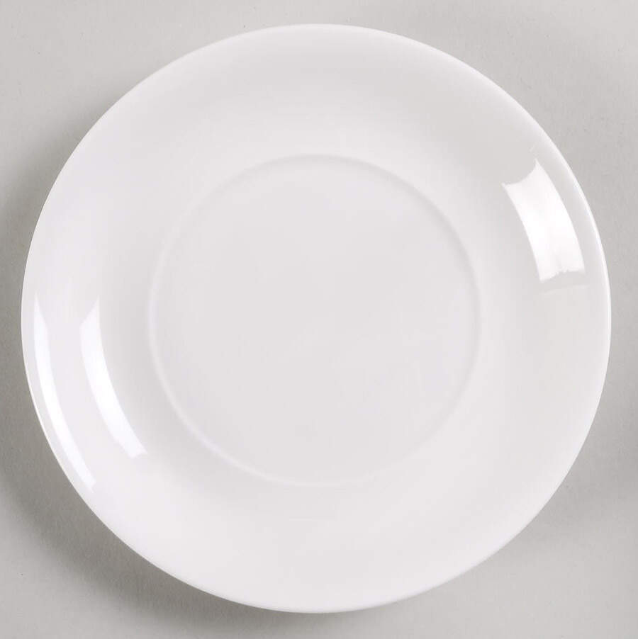 Nevaeh White (Bone) Saucer for Flat Cup by Fitz & Floyd-1