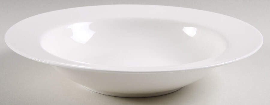 Nevaeh White (Bone) 10" Soup/Pasta Bowl by Fitz & Floyd-1