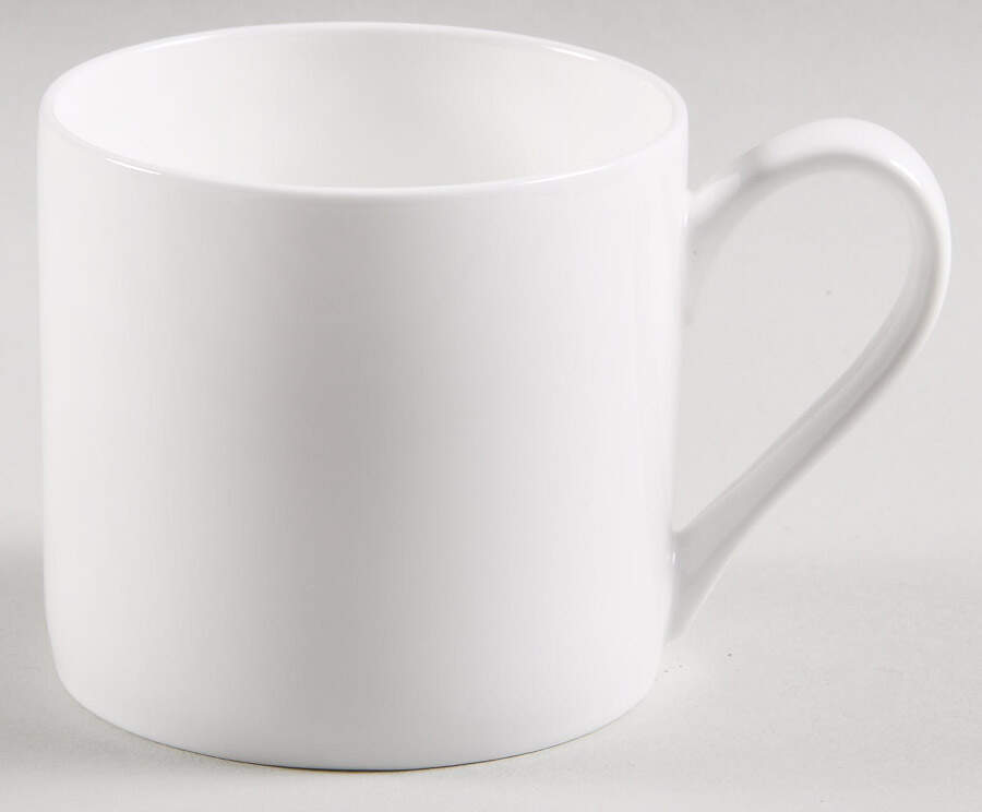 Nevaeh White (Bone) Flat Cup by Fitz & Floyd-1