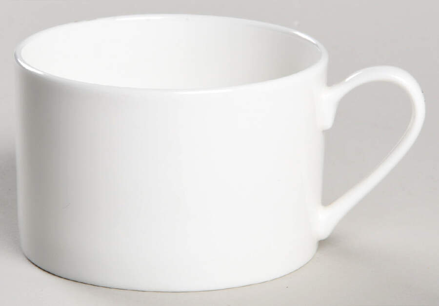 Nevaeh White (Bone) Flat Cup by Fitz & Floyd-1