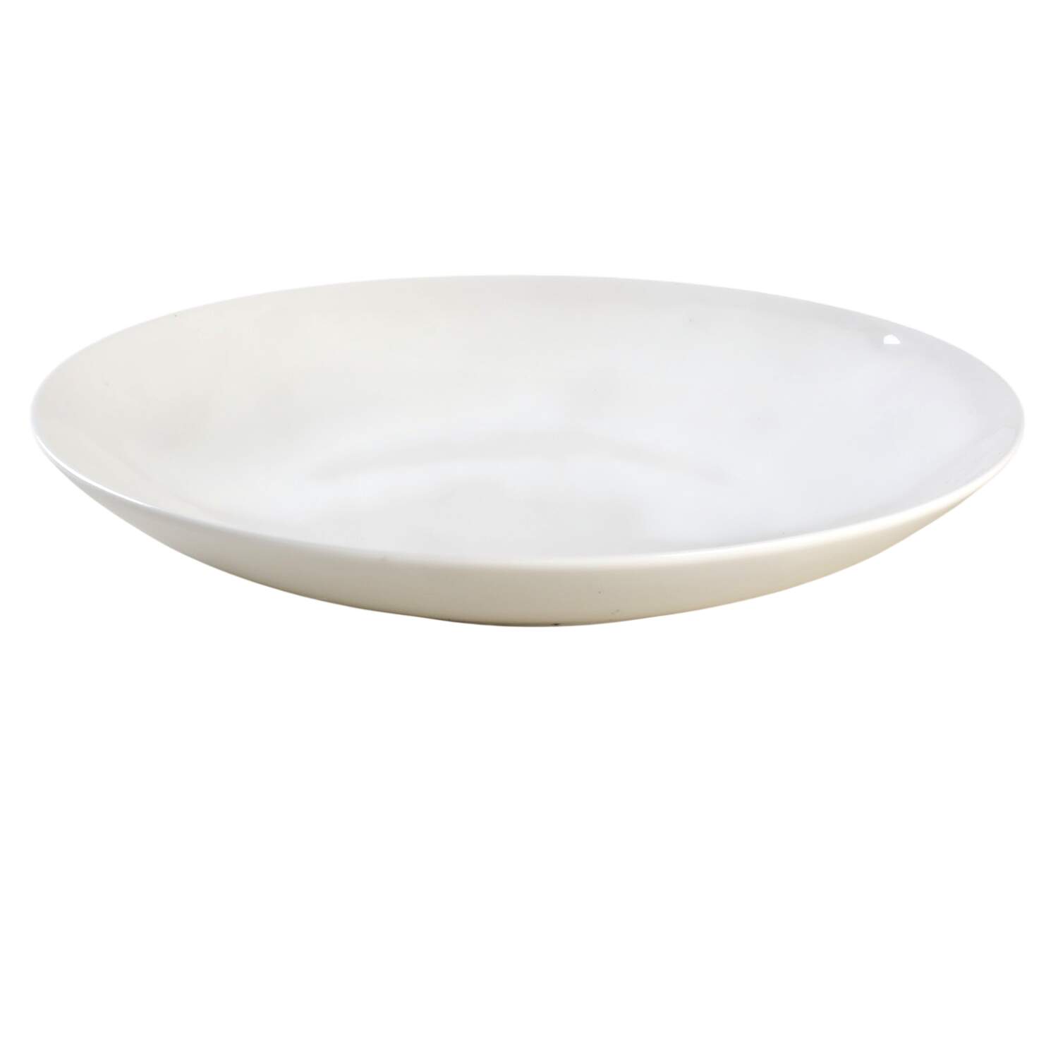 Nevaeh White (Bone) 11" Shallow Round Bowl by Fitz & Floyd-1