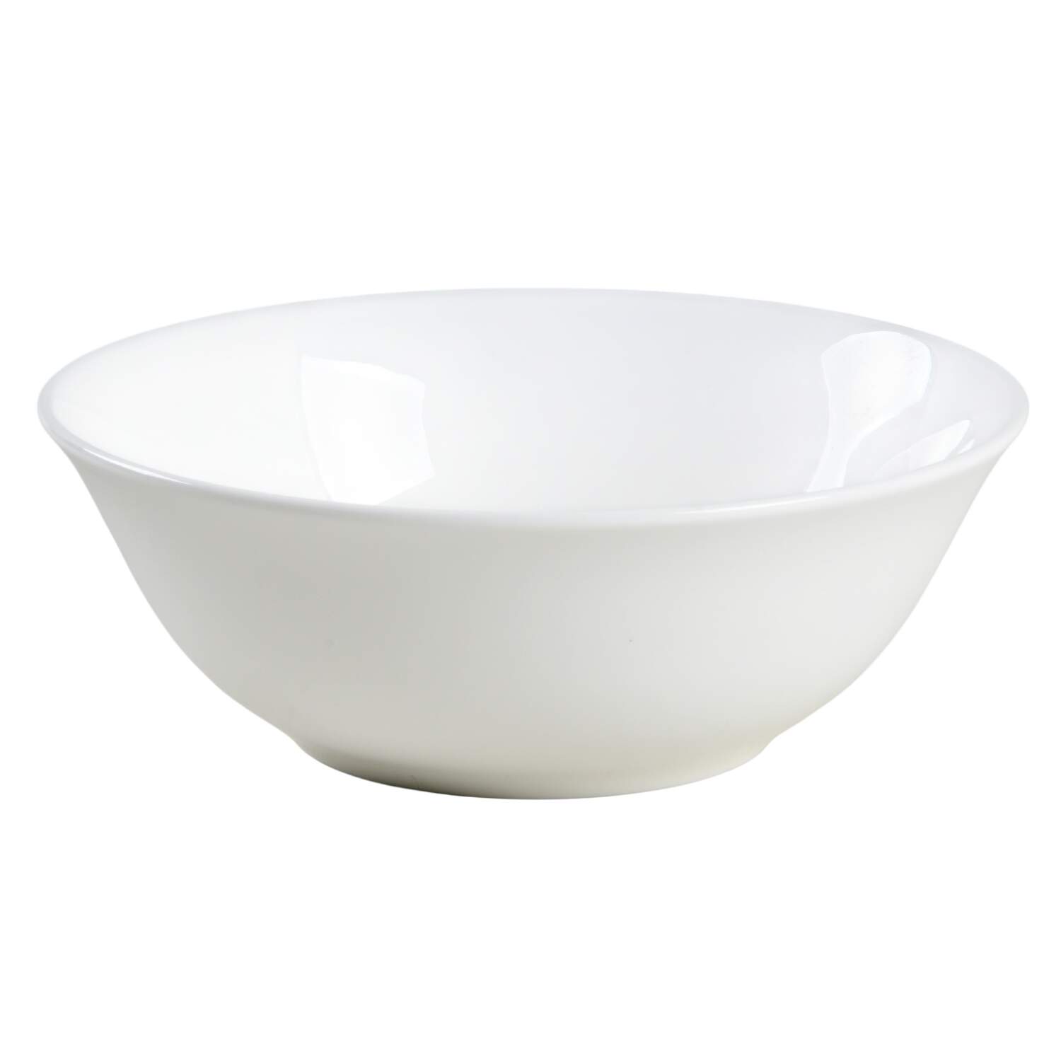 Nevaeh White (Bone) Fruit/Dessert (Sauce) Bowl by Fitz & Floyd-1