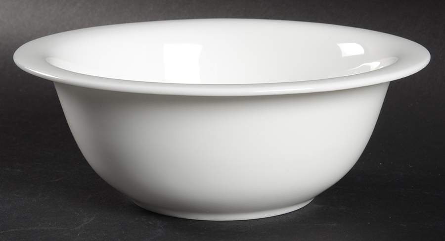 Nevaeh White (Bone) Rim Cereal Bowl by Fitz & Floyd-1