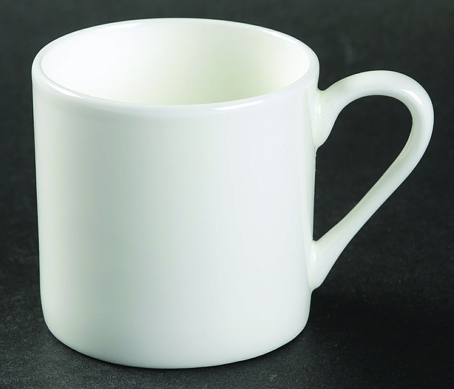 Nevaeh White (Bone) Saucer for Flat Demitasse Cup by Fitz & Floyd-1