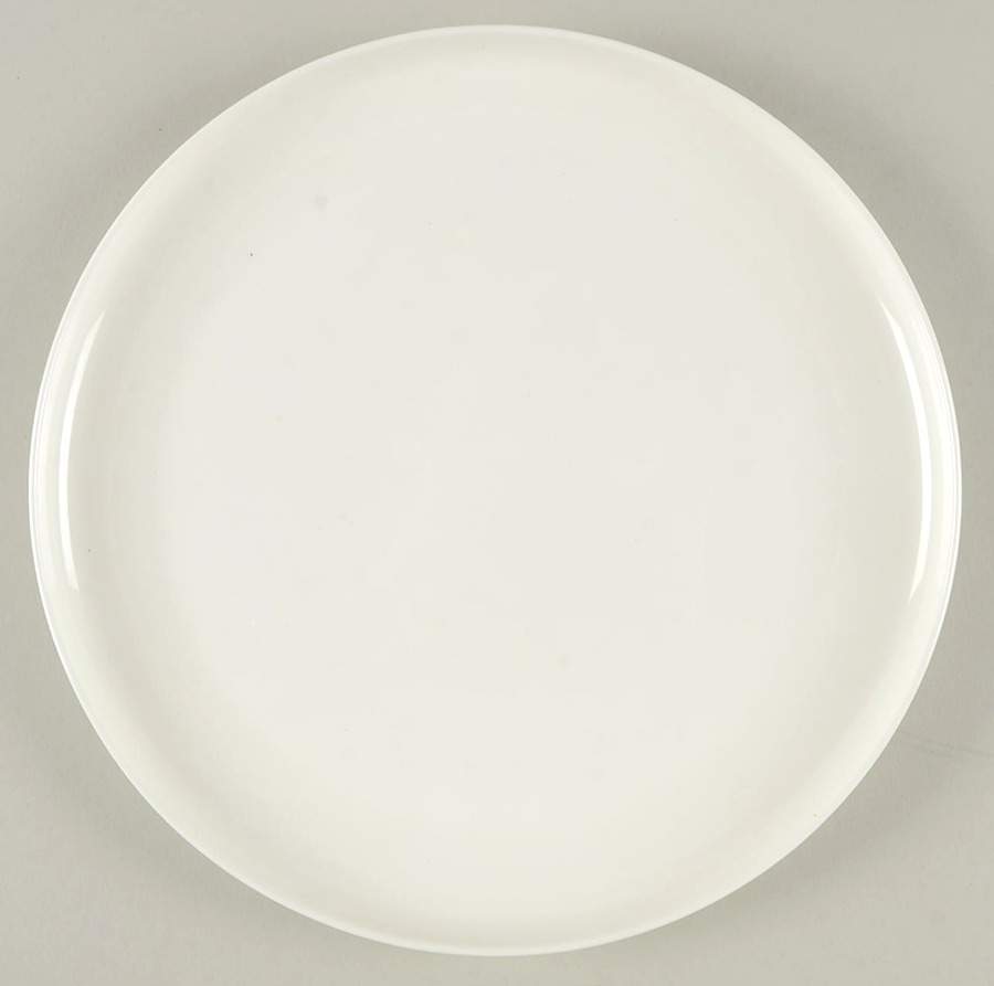 Nevaeh White (Bone) Coupe Salad Plate by Fitz & Floyd-1