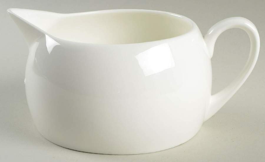 Nevaeh White (Bone) Gravy Boat by Fitz & Floyd-1