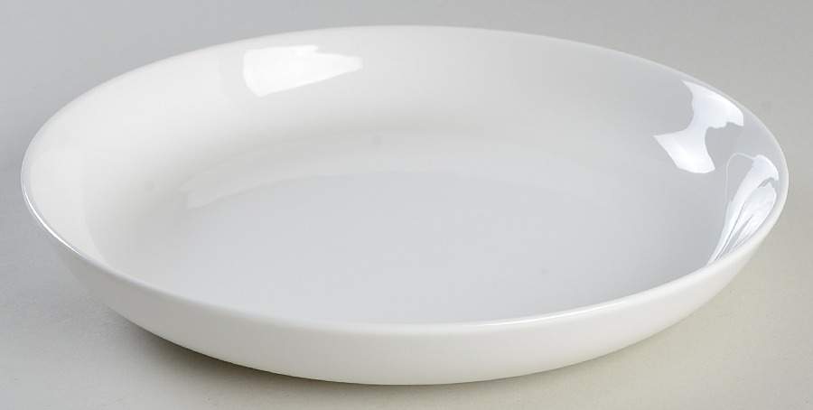 Nevaeh White (Bone) 9" Individual Pasta Bowl by Fitz & Floyd-1