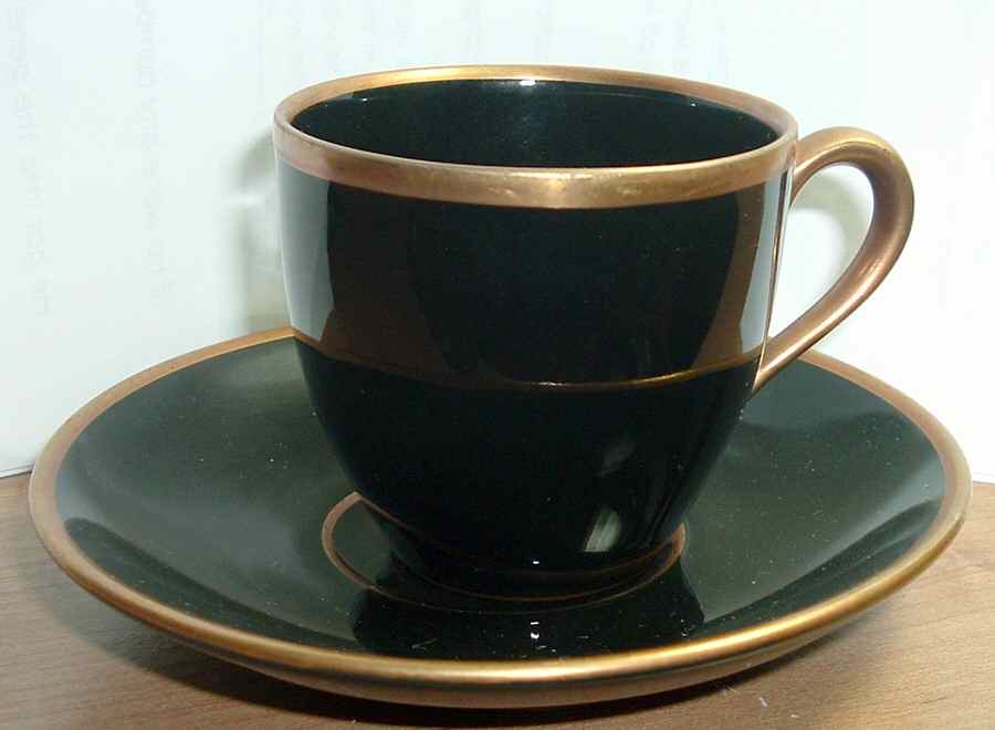 336 Flat Demitasse Cup & Saucer Set by Fraunfelter-1