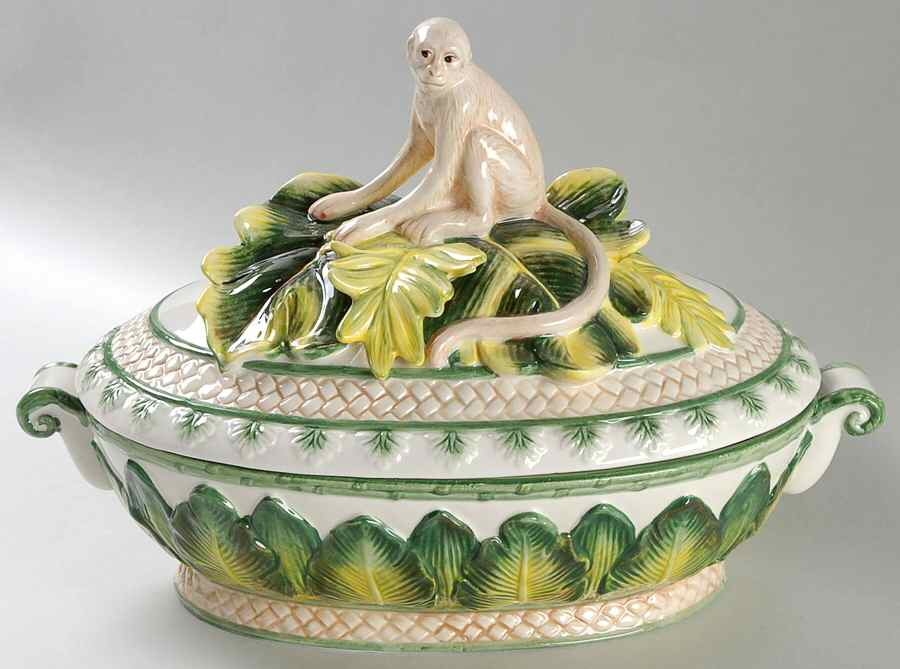 Cape Town Oval Covered Vegetable by Fitz & Floyd-1