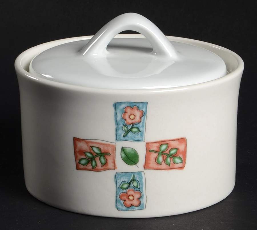 Window Box Sugar Bowl & Lid by Farberware-1