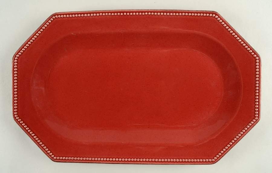 Provence Rouge 15" Oval Serving Platter by Food Network-1